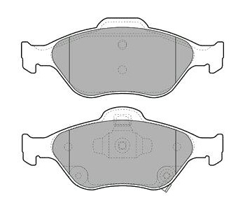 Комплект спирачни накладки DELPHI за TOYOTA YARIS III (_P13_) от 2010
