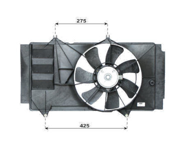 Вентилатор охлаждане на двигателя P.R.C за TOYOTA YARIS I (_P1_) от 1999 до 2005
