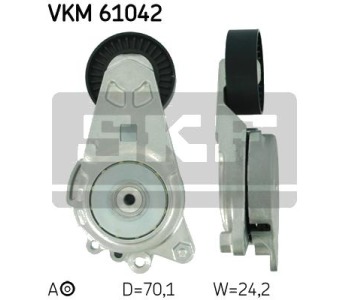 Обтящна ролка, пистов ремък SKF VKM 61042 за TOYOTA COROLLA (_E15_) седан от 2006