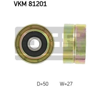 Паразитна/ водеща ролка, зъбен ремък SKF VKM 81201 за TOYOTA COROLLA (_E9_) седан от 1987 до 1994