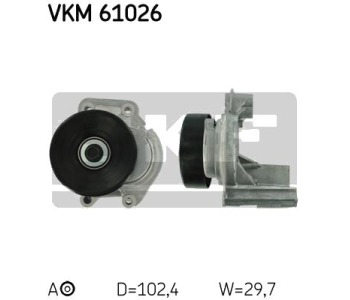 Обтящна ролка, пистов ремък SKF VKM 61026 за LEXUS GS (JZS160, UZS161, UZS160) от 1997 до 2004