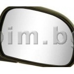 Стъкло за огледало дясно изпъкнало без основа за KIA RIO I (DC) седан от 2000 до 2005