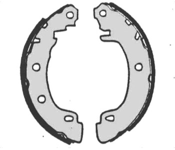 Комплект спирачни челюсти STARLINE за RENAULT MEGANE III (BZ0_) хечбек от 2008 до 2015