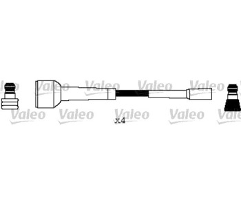 Комплект запалителни кабели VALEO за RENAULT MEGANE I CC (EA0/1_) кабриолет от 1996 до 2003
