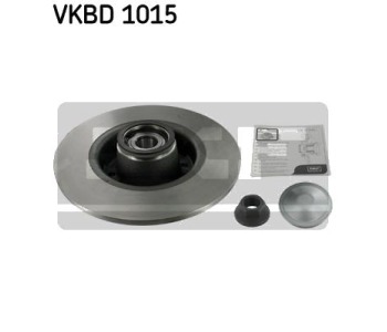 Спирачен диск плътен Ø240mm SKF за RENAULT MODUS (F/JP0_) от 2004 до 2012