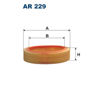 Въздушен филтър FILTRON AR 229 за RENAULT 5 SUPER (B/C40_) от 1984 до 1996