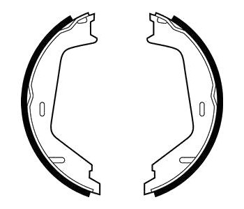 Комплект спирачни челюсти, ръчна спирачка DELPHI за VOLVO XC90 I от 2002 до 2014
