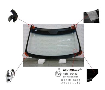 Челно стъкло NordGlass за VOLVO S60 I от 2000 до 2010