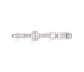 Спирачен маркуч QUICK BRAKE за VOLVO C70 II кабриолет от 2006 до 2013