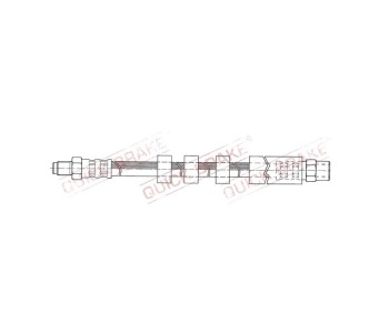Спирачен маркуч QUICK BRAKE за VOLVO C70 I купе от 1997 до 2002