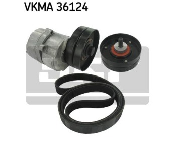 Комплект пистов ремък SKF VKMA 36124 за VOLVO S40 I (VS) от 1995 до 2004