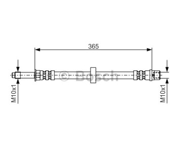 Спирачен маркуч BOSCH за SEAT TOLEDO I (1L) от 1991 до 1999