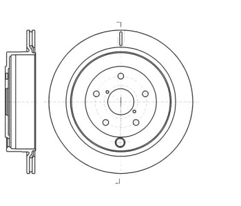 Спирачен диск вентилиран Ø320mm ROADHOUSE за SUBARU TRIBECA (B9) от 2005 до 2014