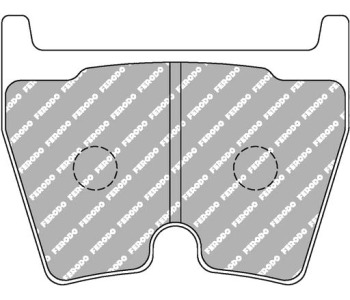 Комплект спирачни накладки FERODO RACING за AUDI A5 купе (8T3) от 2007 до 2017