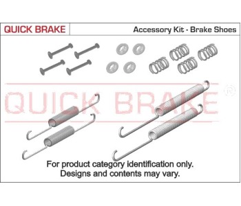 Комплект принадлежности, спирани челюсти QUICK BRAKE за KIA CERATO I (LD) седан от 2004 до 2009