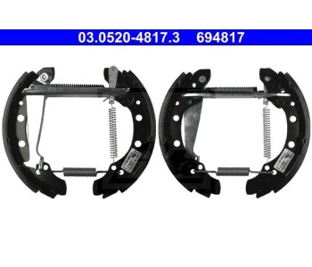 Комплект спирачни челюсти ATE за SKODA CITIGO от 2011