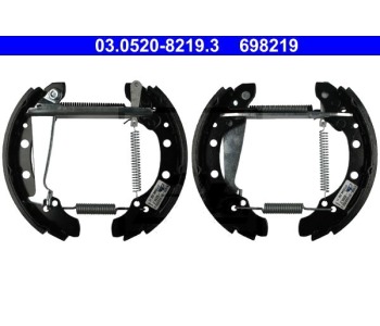 Комплект спирачни челюсти ATE за SKODA FABIA II (542) хечбек от 2006 до 2014