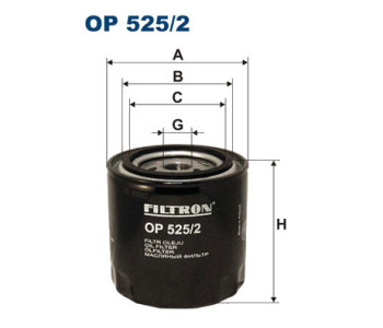 Маслен филтър FILTRON OP 525/2 за SKODA FELICIA II (6U1) хечбек от 1998 до 2001