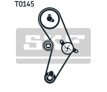 Водна помпа+ к-кт ангренажен ремък SKF VKMC 01113-2 за SEAT IBIZA III (6L1) от 2002 до 2009