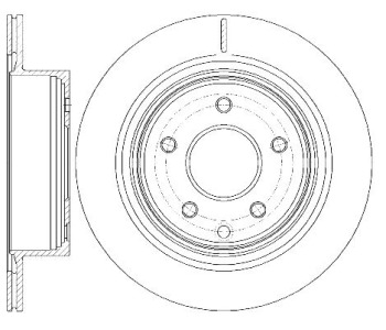 Спирачен диск вентилиран Ø292mm ROADHOUSE за NISSAN QASHQAI (J10, JJ10) от 2007 до 2013