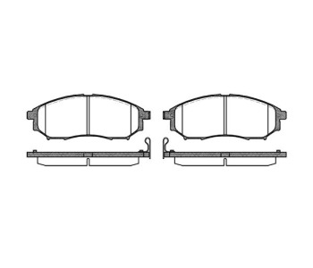 Комплект спирачни накладки ROADHOUSE за INFINITI G седан от 2008 до 2013
