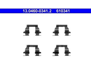 Комплект принадлежности дискови накладки ATE за NISSAN X-TRAIL (T30) от 2001 до 2007