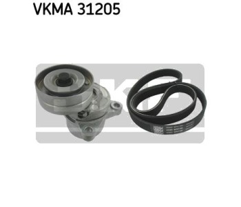 Комплект пистов ремък SKF VKMA 31205 за VOLKSWAGEN POLO (6V5) комби от 1997 до 2001