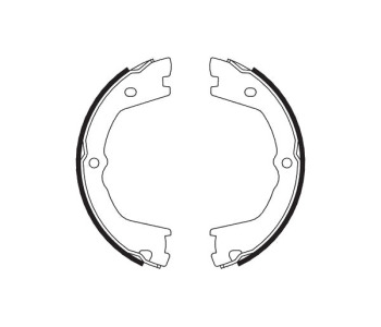 Комплект спирачни челюсти, ръчна спирачка FERODO за IVECO DAILY V платформа от 2011 до 2014