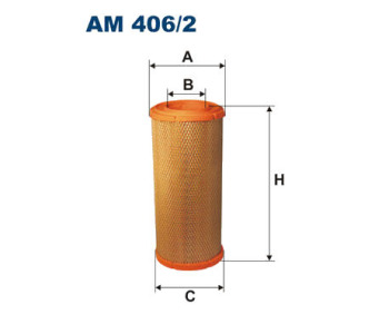 Въздушен филтър FILTRON AM 406/2 за IVECO DAILY II товарен от 1989 до 1999