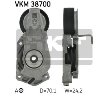 Обтящна ролка, пистов ремък SKF VKM 38700 за MINI COOPER (R50, R53) от 2001 до 2006