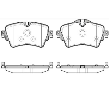 Комплект спирачни накладки ROADHOUSE за BMW 2 Ser (F46) Gran Tourer от 2014
