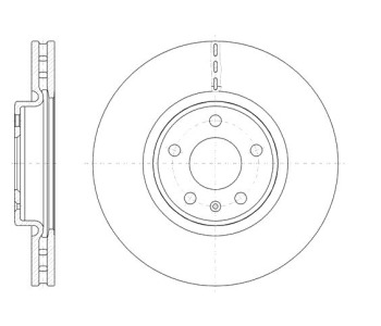 Спирачен диск вентилиран Ø320mm ROADHOUSE за AUDI A6 (4G2, C7, 4GC) от 2010 до 2018