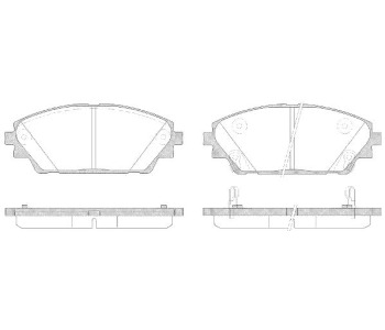 Комплект спирачни накладки ROADHOUSE за MAZDA 3 (BM) хечбек от 2013