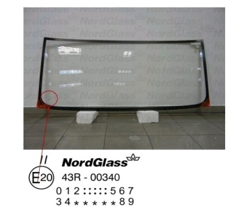 Челно стъкло NordGlass за MERCEDES MB100 (W631) товарен от 1988 до 1996