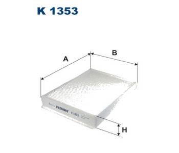 Филтър купе (поленов филтър) FILTRON K 1353 за MERCEDES GLC (X253) от 2015 до 2020