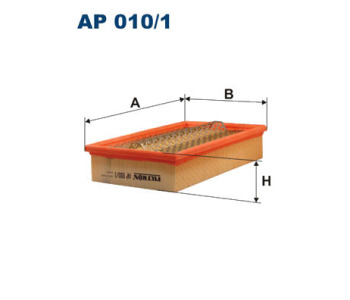 Въздушен филтър FILTRON AP 010/1 за MERCEDES (S124) комби от 1985 до 1993