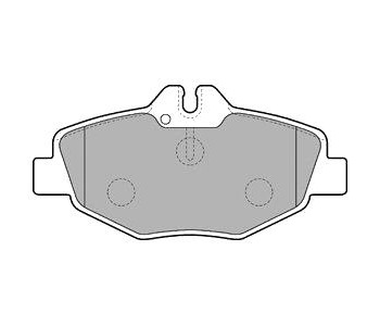 Комплект спирачни накладки DELPHI за MERCEDES E (S211) комби от 2003 до 2009