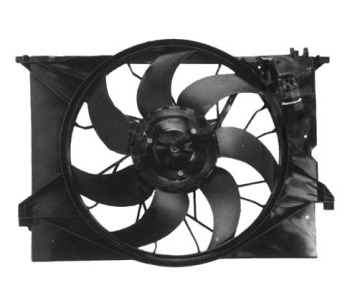 Вентилатор охлаждане на двигателя P.R.C за MERCEDES S (W221) седан от 2005 до 2013
