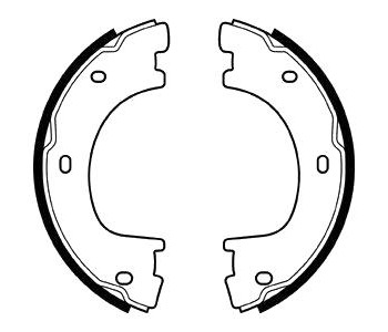Комплект спирачни челюсти, ръчна спирачка DELPHI за MERCEDES SPRINTER NCV3 (W906) 3.5T товарен от 2005 до 2018