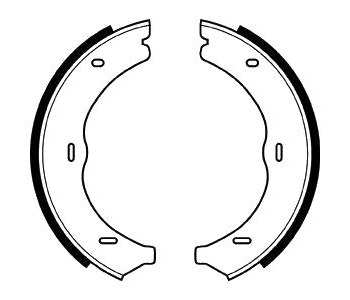 Комплект спирачни челюсти, ръчна спирачка DELPHI за MERCEDES VIANO (W639) от 2003 до 2014