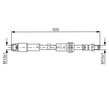 Спирачен маркуч BOSCH за MERCEDES GLA (X156) от 2013 до 2020