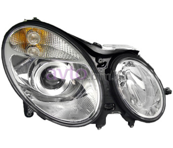 Фар десен XENON D2S+H7 ел. с моторче до 2006 - DEPO за MERCEDES E (S211) комби от 2003 до 2009