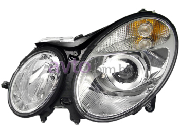 Фар ляв XENON D2S+H7 ел. с моторче до 2006 - DEPO за MERCEDES E (S211) комби от 2003 до 2009