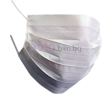 Предпазна маска за многократна употреба от нетъкан текстил с джоб - ластик