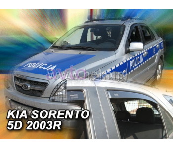 Комплект предни и задни ветробрани за KIA SORENTO I (JC) от 2002 до 2009