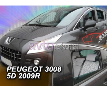 Комплект предни и задни ветробрани за PEUGEOT 3008 (0U_) от 2009 до 2016