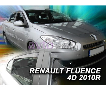 Комплект предни и задни ветробрани за RENAULT FLUENCE от 2010