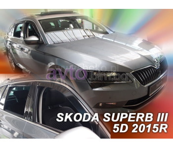 Комплект предни и задни ветробрани за SKODA SUPERB III (3V5) комби от 2015