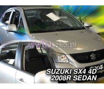 Комплект предни и задни ветробрани за SUZUKI SX4 (GY) седан от 2007 до 2014
