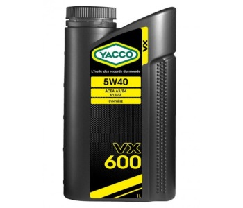 Масло YACCO VX 600 5W40 1L